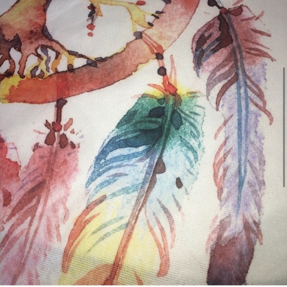 Dreamcatcher with Angel 😇 Wings Round Beach 🏖 Towel NWOT - Picture 4 of 9